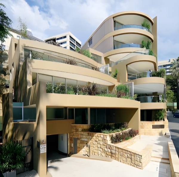 Completed residence in Elizabeth Bay